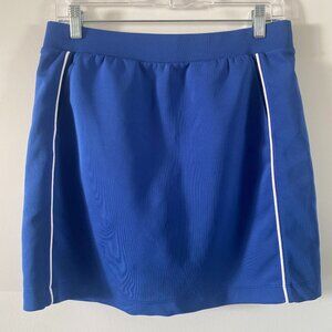 Fairway & Green Women's Blue with White Piping Golf Skort‎ with pockets Size S
